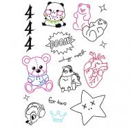 Tattoo Временные переводные татуировки от Евы Миллер и XO Team Yummy