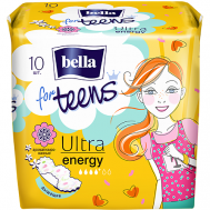 Прокладки супертонкие for teens Ultra energy BELLA