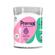 Classic Палочки ватные в цилиндре Premial