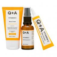 Подарочный набор для ухода за лицом и телом Glow Heroes Q+A