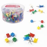 Набор силовые кнопки, шарики, кубики, флажки, цилиндр Brauberg