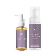 Набор уходовой косметики для умывания для сухой и чувствительной кожи 2в1 IRVIDA