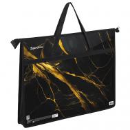 Папка на молнии с ручками мрамор Brauberg