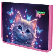 Папка-конверт А4 МОЛНИЯ ВОКРУГ Любопытный кот Brauberg