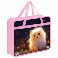 Папка на молнии А4 С РУЧКАМИ Пушистый котёнок Brauberg