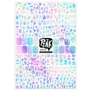 Слайдеры для ногтей Голография фольга P.INK