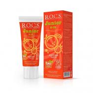 JUNIOR Зубная паста для детей 6-12 лет ФРУКТОВАЯ РАДУГА 45 R.O.C.S.