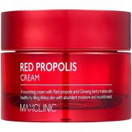 Крем для лица антивозрастной с экстрактом красного прополиса и женьшеня Red Propolis 50 MaxClinic