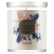 Свеча ароматическая Snowflakes & Cashmere Scented Candle 100 BATH & BODY WORKS