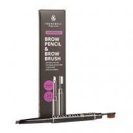 Карандаш для бровей с щеточкой для растушёвки SHINEWELL