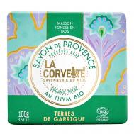 Мыло органическое Гарригские земли Organic Thyme Provence Soap La Corvette