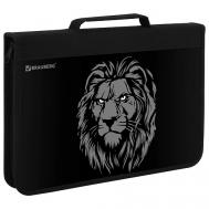 Папка на молнии с ручкой A4 Лев Brauberg