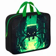 Папка на молнии А4 С РУЧКАМИ Паук Brauberg