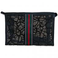 Косметичка женская сетка на молнии SHINEWELL