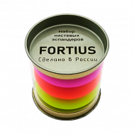 Набор кистевых эспандеров Neon 10,20,30 кг (тубус) Fortius