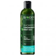 Гель для душа натуральный с эфирными маслами лемонграсса и мяты Lemongrass And Peppermint Essential Oils 250 Biodepo