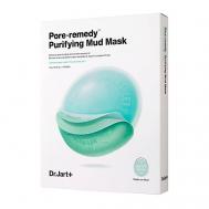 Обновляющая маска для лица с зеленой глиной Dermask Pore∙Remedy Purifuing Mud Mask Dr.Jart+