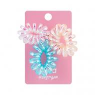 Резинки для волос HOLOGRAPHIC SPIRAL #sugargem SODA