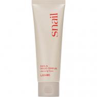 Обновляющая очищающая пенка для лица с муцином улитки и растительным комплексом Snail Cleansing Foam 120 LSANIC