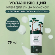 Мужской увлажняющий крем с экстрактом сосны For Men Pine Calming Cica Cream 75 ROUND LAB