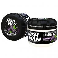 Увлажняющий крем для лица и рук с ароматом Ежевики 300 NISHMAN