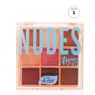 Набор теней для век 9 цветов LA ROSA