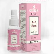 Розовая вода из лепестков розы дамасской увлажнение, питание, профилактика акне 150 DESTEK