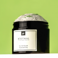 Скраб соляной для тела Водоросли Глина Sea Salt Scrub Seaweed Clay 380 Biothal