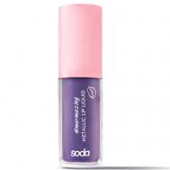 METALLIC LIP LIQUID #mermazing Жидкая помада с эффектом металлик SODA