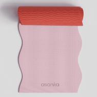 Коврик для йоги и фитнеса волнистый ASANKA