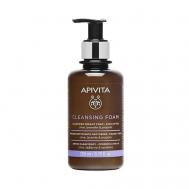 Очищающая пенка с оливой, лавандой и прополисом для лица и глаз 200 APIVITA