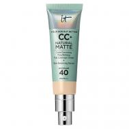 CC+ крем с матовым финишем и SPF40 Your Skin But Better Natural Matte IT Cosmetics