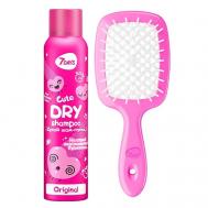 Сухой шампунь и расческа, набор для волос CUTE 200 7Days