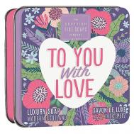 Мыло в декоративной мыльнице To You with Love Soap In A Tin 100 SCOTTISH FINE SOAPS