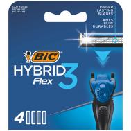 Сменные кассеты для бритья 3 лезвия Hybrid 3 Flex BIC