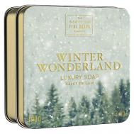 Мыло в декоративной мыльнице Winter Wonderland Luxury Soap 100 SCOTTISH FINE SOAPS
