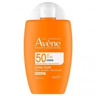 Ультралегкий солнцезащитный невидимый флюид для лица SPF 50 Ultra Fluid INVISIBLE 50 AVENE