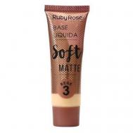 Тональная основа матирующая Soft Matte RUBY ROSE