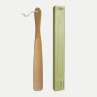 Деревянная ложка для обуви из бука с петелькой, рожок обувной из дерева 38 см JUNGLE STORY