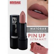 Губная помада PIN-UP ultra matt Luxvisage