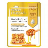 Premium Маска для лица с пчелиным маточным молочком и коллагеном 25 Dermal
