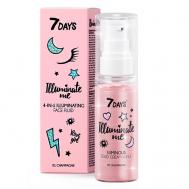 ILLUMINATE ME Сияющий крем-флюид для лица ROSE GIRL 7Days