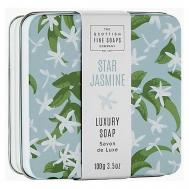Мыло в декоративной мыльнице Jasmine Soap In A Tin 100 SCOTTISH FINE SOAPS