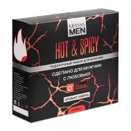 Подарочный набор MEN "Hot & Spicy" Шампунь-кондиционер 2в1 + Гель для душа KRASSA