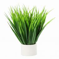 Искусственная трава в горшке для декора ЛЬНЯНКА HOME