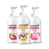 Жидкое мыло для рук 3шт, мыло пенка с ароматом Ванили, Камелии и Bubble gum 1500 DutyBox