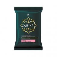 Салфетки влажные для интимной гигиены с маслом розового дерева, женские 20 SAFIRA
