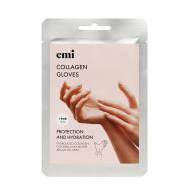 Маска-лосьон перчатки для рук Collagen gloves EMI