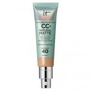 CC+ крем с матовым финишем и SPF40 Your Skin But Better Natural Matte IT Cosmetics