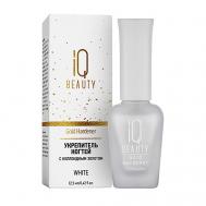 Укрепитель ногтей с коллоидным золотом  Gold Hardener White IQ Beauty